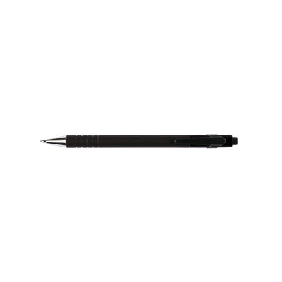 Q-Connect Lamda Ballpoint Pen Medium Black (Pack of 12)