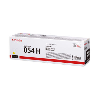 Canon 054H Yellow High Capacity Toner Cartridge - 3025C002