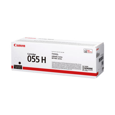 Canon 055H Black High Capacity Toner Cartridge - 3020C002