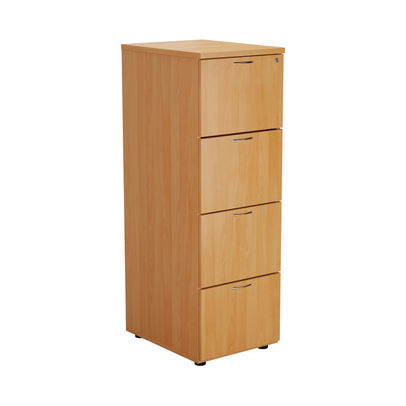 Jemini V2 H1365mm Beech 4 Drawer Filing Cabinet