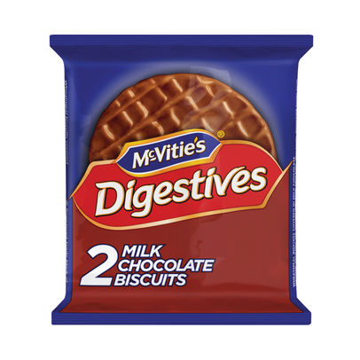 McVitie's 33g Milk Chocolate Digestives (Pack of 24)