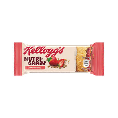 Kellogg's Strawberry Nutrigrain Breakfast Bars 37g (Pack of 25)