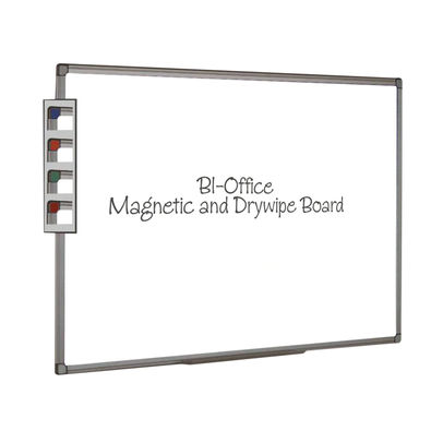 Bi-Office Magnetic Dry Wipe Whiteboard 600 x 450mm