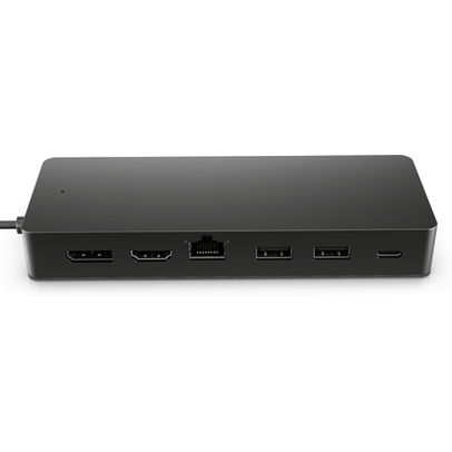 HP Universal USB-C Multiport Hub Docking USB 3.2 Gen 2 (3.1 Gen 2) Type-C Black