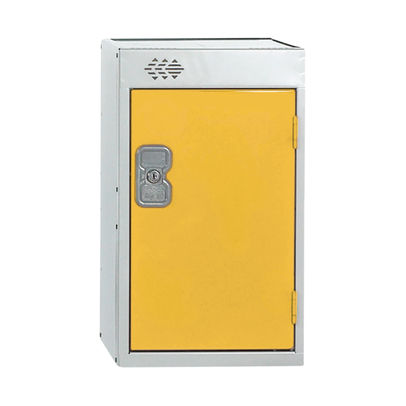 One Compartment D400mm Yellow Quarto Locker - MQ2211GUYD00