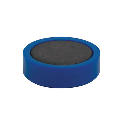 Q-Connect Round Magnet 25mm Blue (Pack of 10)