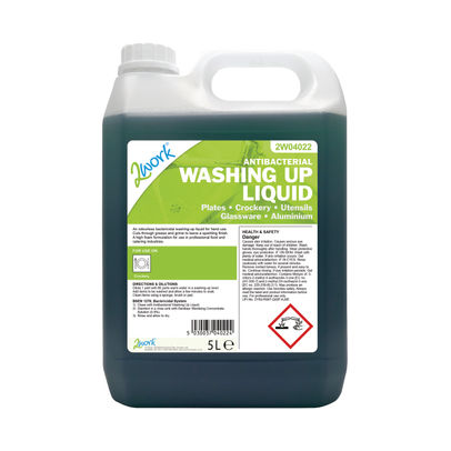 2Work 5L Antibacterial Washing Up Liquid