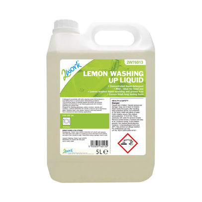 2Work 5L Lemon Washing Up Liquid