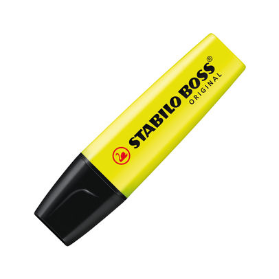 STABILO BOSS Original Yellow Highlighters (Pack of 10)