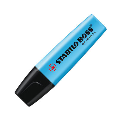 STABILO BOSS Original Blue Highlighter (Pack of 10)