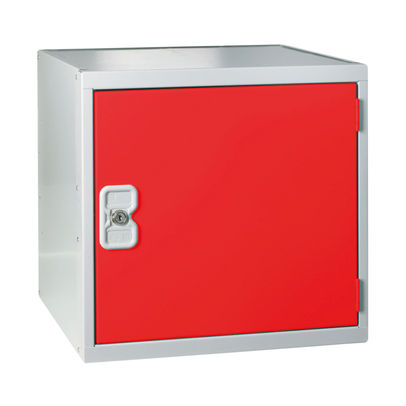 One Compartment D450mm Red Cube Locker