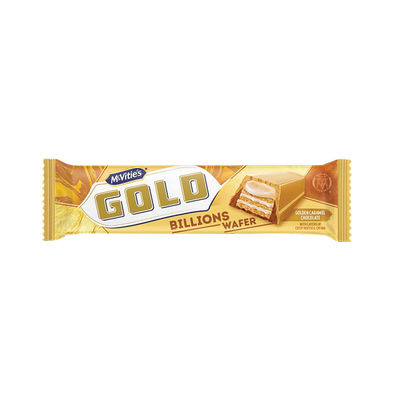 Mcvities Gold Billions Chocolate Wafer Bar 39.5g (Pack of 24)