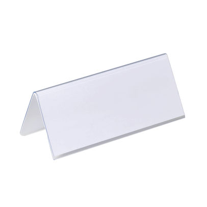 Durable Table Place Name Holders Clear (Pack of 25)