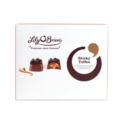 Lily O'Briens Sticky Toffee Chocolates Pouch 145g