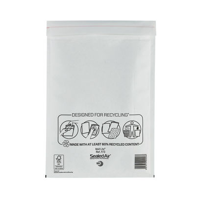 Mail Lite Bubble Postal Bag White F3-220x330 (Pack of 50)