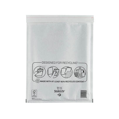 Mail Lite Bubble Postal Bag White H5-270x360 (Pack of 50)