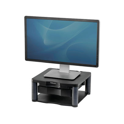 Fellowes Graphite Premium Monitor Riser Plus