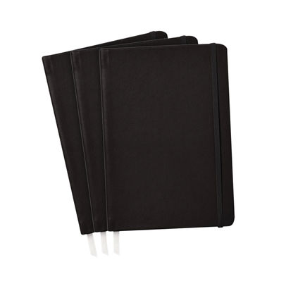 Pukka Pad Carpe Diem Softcover Journal Black (Pack of 3)