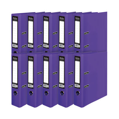 Pukka Brights A4 Purple Lever Arch File (Pack of 10)