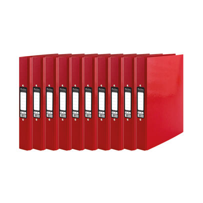 Pukka Brights Ringbinder A4 Red (Pack of 10)