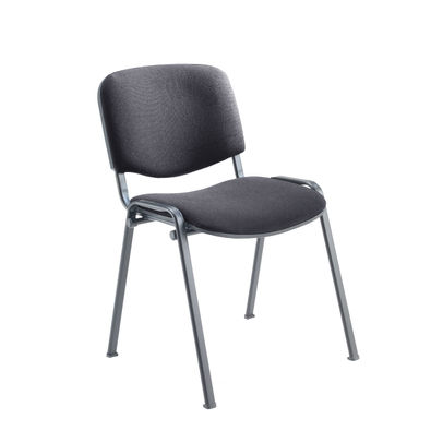 Jemini Ultra Charcoal/Black Multipurpose Stacking Chair