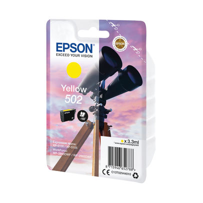 Epson 502 Yellow Ink Cartridge - C13T02V44010