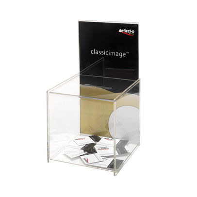 Deflecto Clear Suggestion Box/Sign Holder