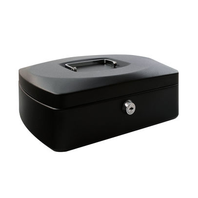 Q-Connect Cash Box 12 Inch Black