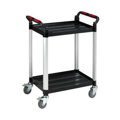 Barton Two Shelf Plastic/Aluminium Trolley