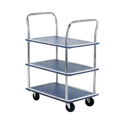 Barton Three Shelf Service Trolley 120kg Capacity