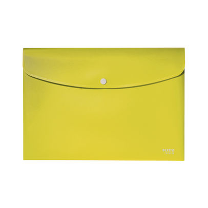 Leitz Recycle A4 Yellow Document Wallet (Pack of 10)