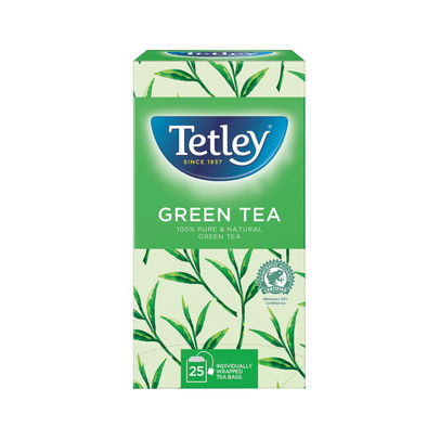 Tetley Pure Green Tea Bags (Pack of 25)