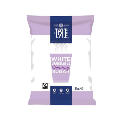 Tate & Lyle 2kg White Vending Sugar (Pack of 6)