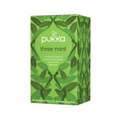 Pukka Three Mint Tea Bags (Pack of 20)