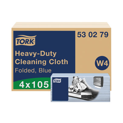 Tork Heavy Duty Cleaning Cloths 105 Sheets (Pack of 4)