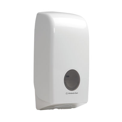 Aquarius Bulk Pack Toilet Tissue Dispenser White