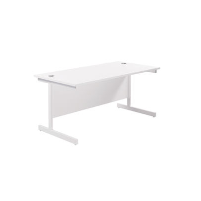 Jemini 1800x800mm White/White Single Rectangular Desk