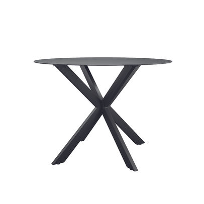 CL Circi Dining Glass Table Black and Charcoal