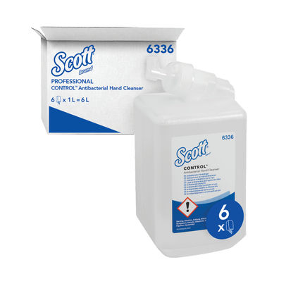 Scott Control 1L  Antibacterial Hand Cleanser (Pack of 6)