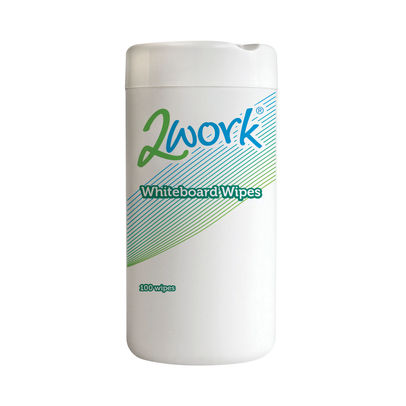 2Work Whiteboard Cleaning Wipes (Pack of 100)