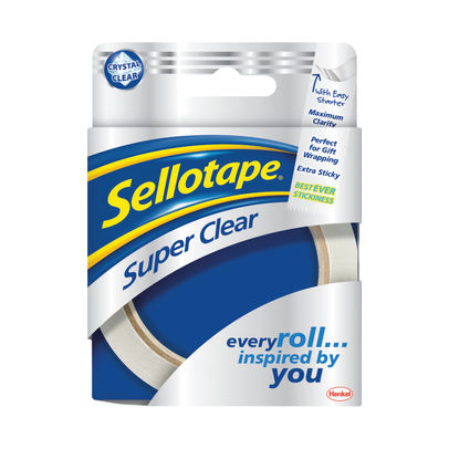 Sellotape Super Clear Tape (Pack of 6)