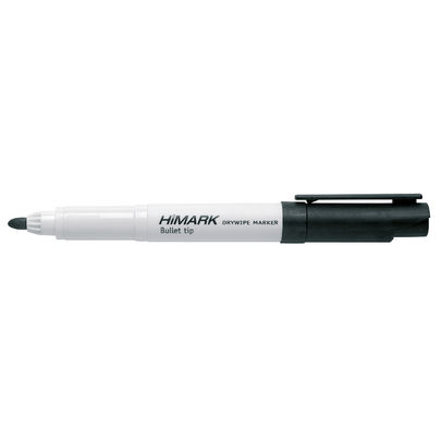 Himark Black Drywipe Marker Pens (Pack of 10)