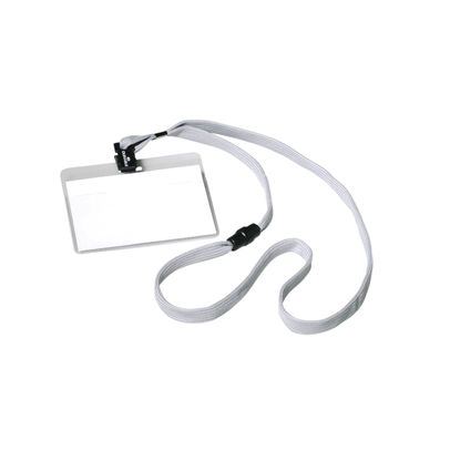 Durable 60 x 90mm Name Badge with Lanyard (Pack of 10)