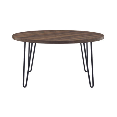 Owen Round Coffee Table Walnut