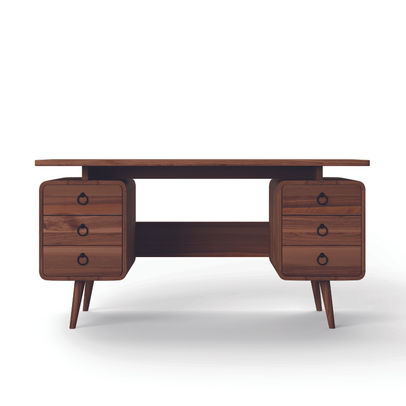 Somerset Classic Style Office Desk Walnut