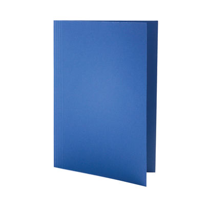 Guildhall Square Cut Folder Mediumweight Foolscap Blue (Pack of 100)