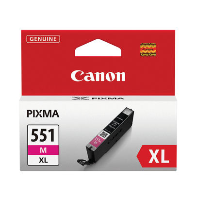Canon CLI-551XLM Magenta High Yield Ink Cartridge - 6445B001
