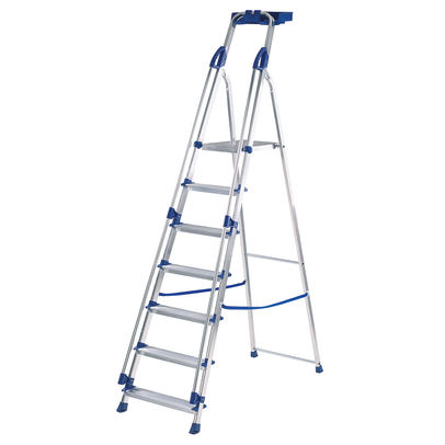 Werner Blue 7 Tread Professional Aluminium Step Ladder