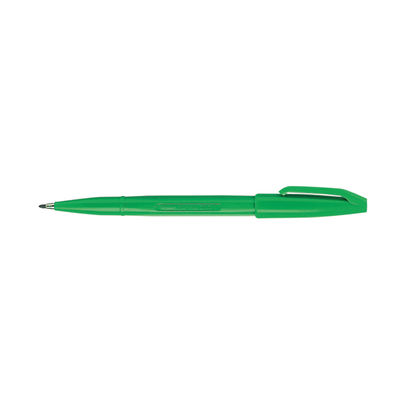 Pentel Sign Green Fibre Tip Pen (Pack of 12)