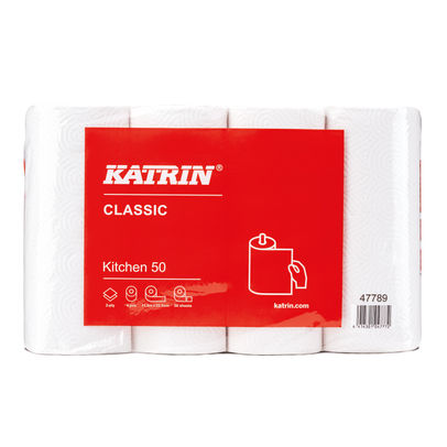 Katrin Classic 50 Sheet Kitchen Roll (Pack of 32)